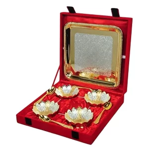 Gold silver plated set